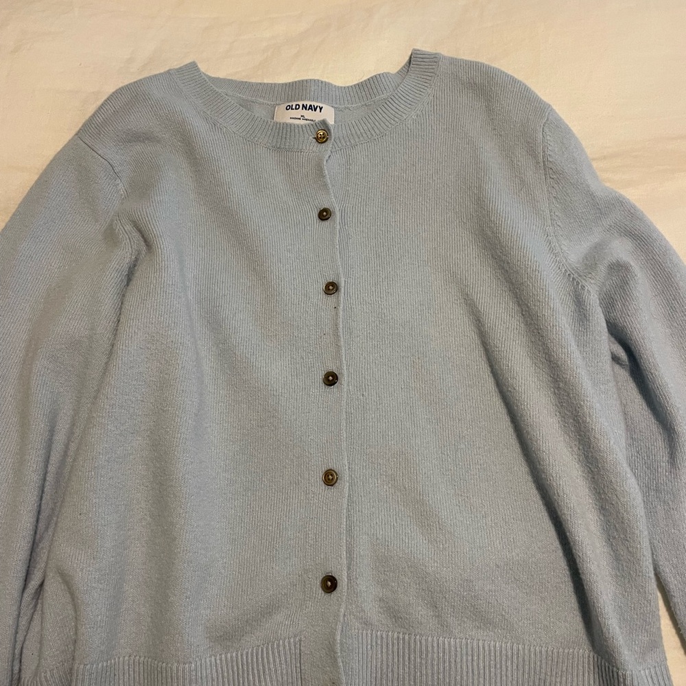 Old Navy Women's Blue Cardigan Sweater